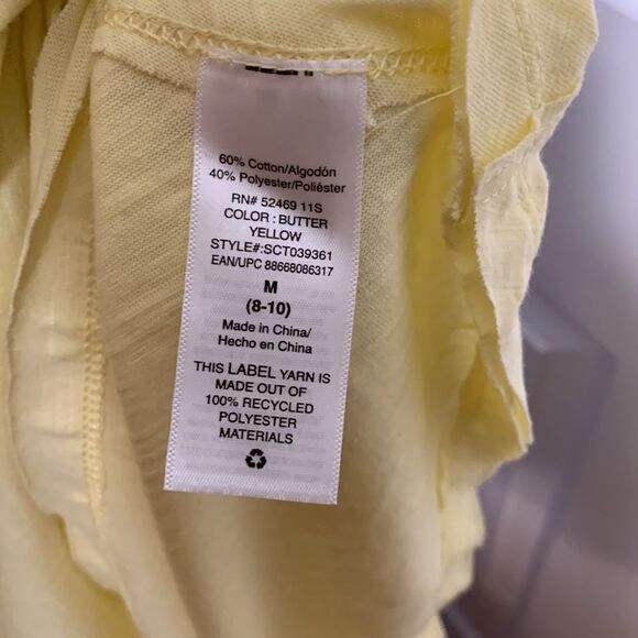 Scoop size medium 8–10 top bundle. One green and one yellow - Picture 6 of 9